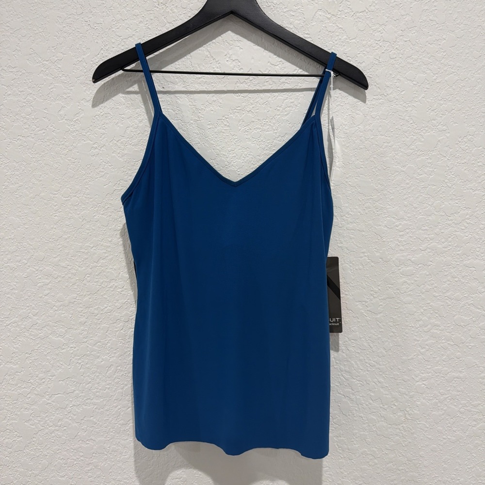 Magicsuit By Miraclesuit NWT Ocean Blue Underwire Tankini Top Size 12